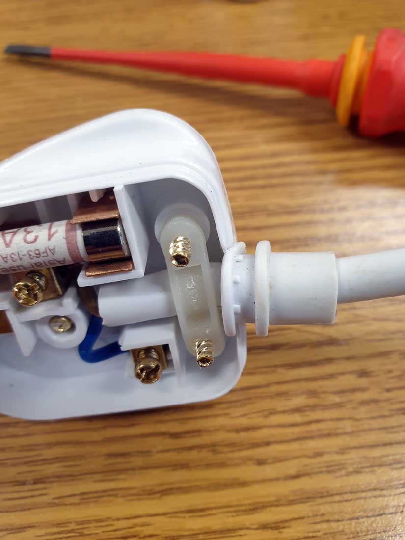 MJ PAT Testing - Cord grip unseated