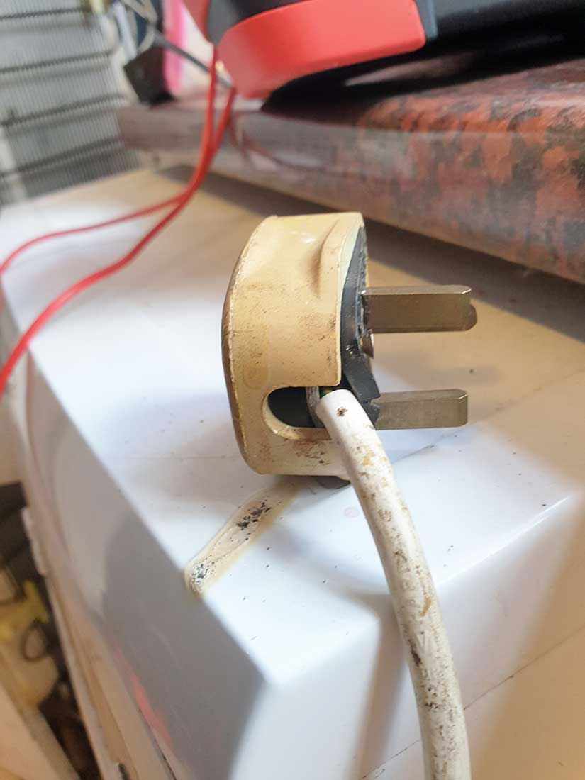 MJ PAT Testing - Failed - no cord grip