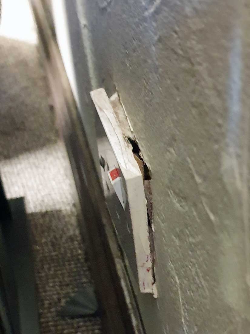 MJ PAT Testing - Socket hanging off wall