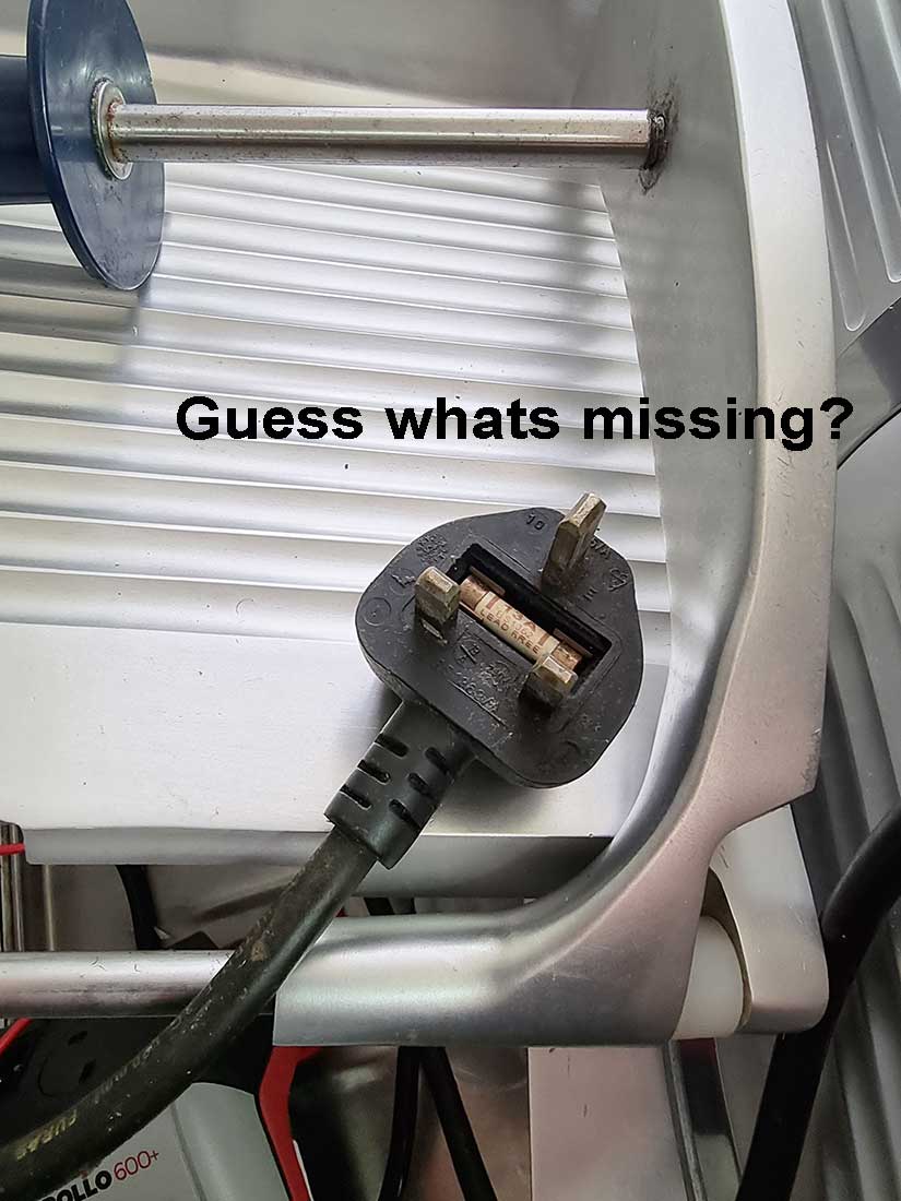 PAT Testing - failure exposed fuse